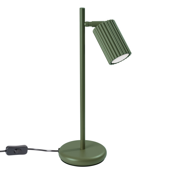 Lampka biurkowa GRAVIO zielony oliwkowy 1xGU10x10W IP20 Pure Lume 1017438