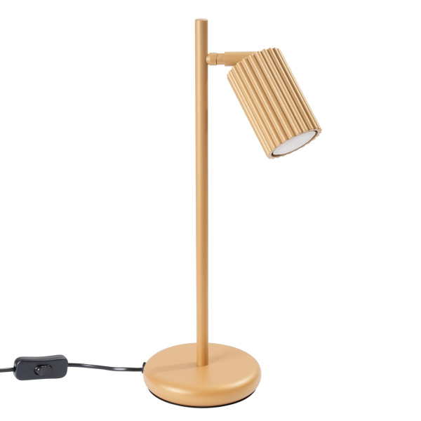 Lampka biurkowa GRAVIO złoty 1xGU10x10W wym:43x14,5x19,5cm IP20 Pure Lume 1017500