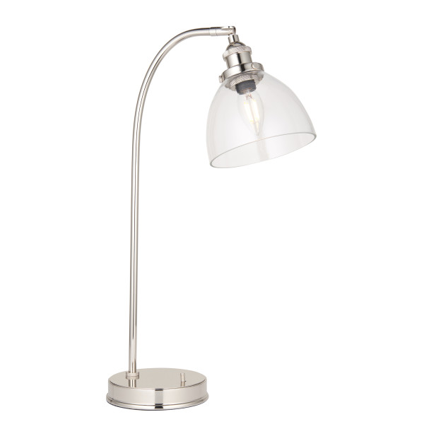 Lampka biurkowa HANSEN niklowy 1xE14x15W wym:53,3x15x36,5cm IP20 Endon 1017412