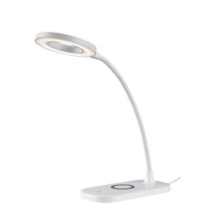 Lampka biurkowa Hardin biała LED 5W Odcienie bieli wys:29cm Rabalux 953534 Lampka biurkowa Hardin biała LED 5W Odcienie bieli wys:29cm Rabalux 953534