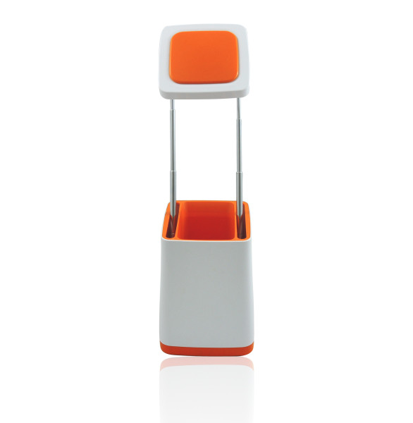 Lampka biurkowa HELSINKI biało-pomarańczowa LED 4.2W wys:30,5cm Polux 904661