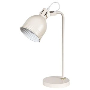 Lampka biurkowa industrialna beżowa Flint 1xE14x25W wys:44cm Rabalux 959479 Lampka biurkowa industrialna beżowa Flint 1xE14x25W wys:44cm Rabalux 959479