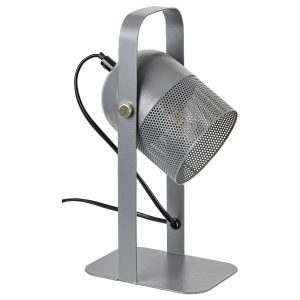Lampka biurkowa industrialna popielaty Ronnie 1xE14x25W wys:28,5cm Rabalux 230833 Lampka biurkowa industrialna popielaty Ronnie 1xE14x25W wys:28,5cm Rabalux 230833
