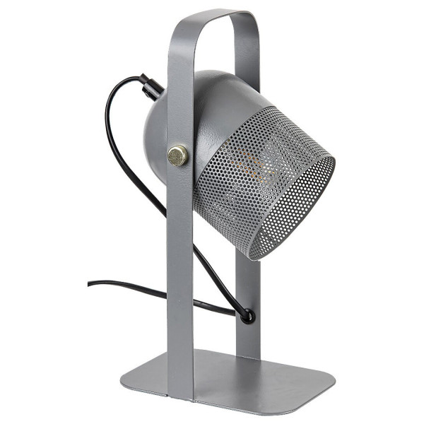 Lampka biurkowa industrialna popielaty Ronnie 1xE14x25W wys:28,5cm Rabalux 230833