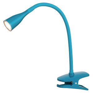 Lampka biurkowa Jeff LED z klipsem niebieska 56941 Lampka biurkowa Jeff LED z klipsem niebieska 56941