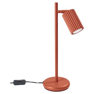 Lampka biurkowa Karbon aluminiowa czerwona 439279 Lampka biurkowa Karbon aluminiowa czerwona 439279