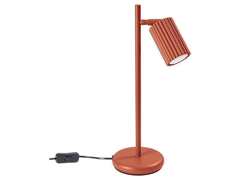 Lampka biurkowa Karbon aluminiowa czerwona 439279