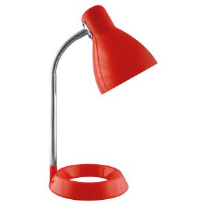 Lampka biurkowa Kati stalowa czerwona-srebrna 178538 Lampka biurkowa Kati stalowa czerwona-srebrna 178538