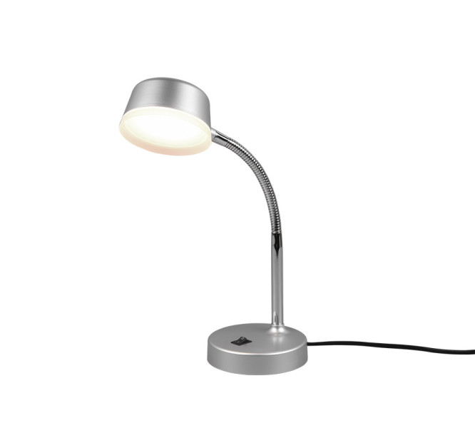 Lampka biurkowa KIKO srebrna LED 4.5W Ciepła biel wys:34cm RL 904685