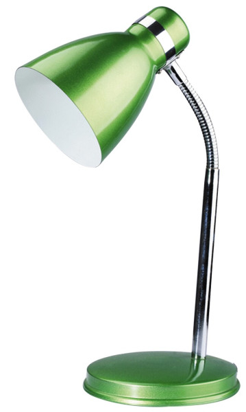 Lampka biurkowa klasyczna zielona Patric 1xE14x40W wys:32cm Rabalux 1017443
