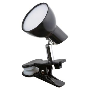 Lampka biurkowa klips Noah LED metalowa czarna 56950 Lampka biurkowa klips Noah LED metalowa czarna 56950