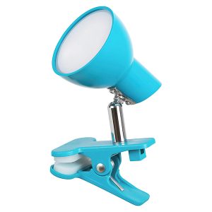 Lampka biurkowa klips Noah LED metalowa niebieska 56953 Lampka biurkowa klips Noah LED metalowa niebieska 56953