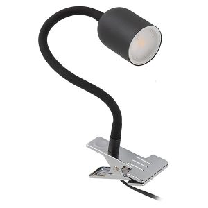 Lampka biurkowa klips Top metalowa czarna 57217 Lampka biurkowa klips Top metalowa czarna 57217