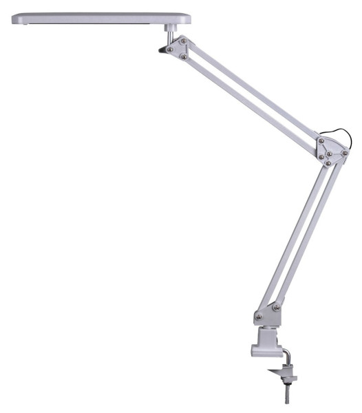 Lampka biurkowa kreślarska Raul srebrna LED 6W wys:50cm Rabalux 904648