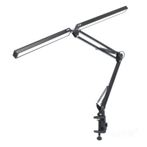Lampka biurkowa kreślarska TENUIX DUO czarna LED 28W wys:74cm Kobi 903630 Lampka biurkowa kreślarska TENUIX DUO czarna LED 28W wys:74cm Kobi 903630