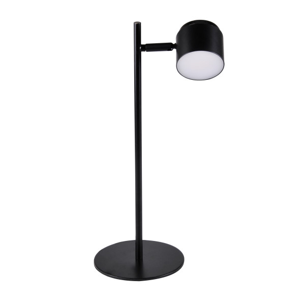 Lampka biurkowa KUBIK czarna-chromowana LED 4.2W wys:44,6cm Polux 904756