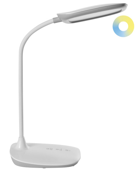 Lampka biurkowa LED regulowana biała bezstopniowe ściemnianie 802865