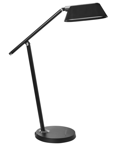 Lampka biurkowa LED regulowana czarna bezstopniowe ściemnianie 802847