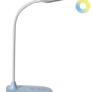Lampka biurkowa LED regulowana niebieska bezstopniowe ściemnianie 802873 Lampka biurkowa LED regulowana niebieska bezstopniowe ściemnianie 802873