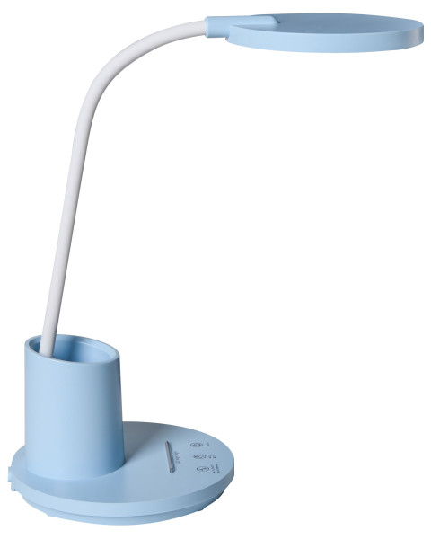 Lampka biurkowa LED regulowana niebieska bezstopniowe ściemnianie 802853