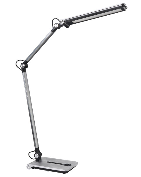 Lampka biurkowa LED regulowana srebrna 5-stopniowe ściemnianie 802862