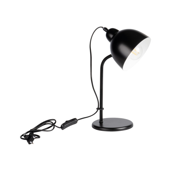 Lampka biurkowa LightLogic LL DZIB TL E27 B 66397 nocna czarna szkolna 5W 957832