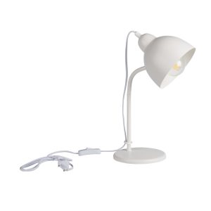 Lampka biurkowa LightLogic LL DZIB TL E27 W 66398 nocna biała szkolna 5W 1 962944 Lampka biurkowa LightLogic LL DZIB TL E27 W 66398 nocna biała szkolna 5W 1 962944