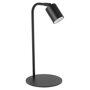 Lampka biurkowa Logan Black metalowa czarna 55788 Lampka biurkowa Logan Black metalowa czarna 55788