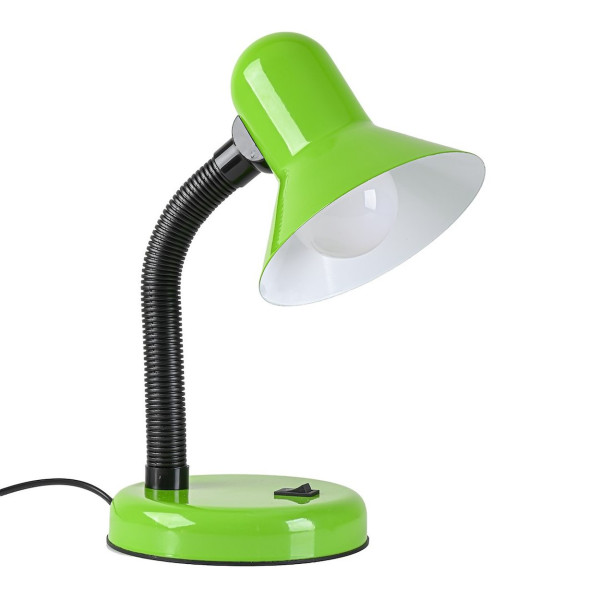 Lampka biurkowa Mentor zielono-czarna metalowa regulowana 1xE27 LED 15W 1042819