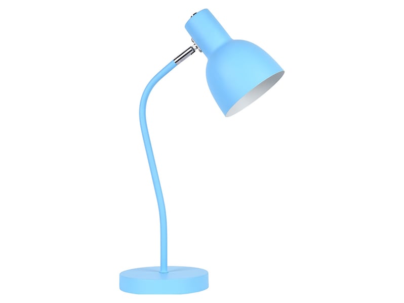 Lampka biurkowa Mimi metalowa niebieska 294857