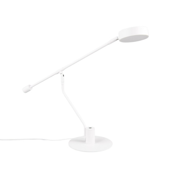 Lampka biurkowa minimalistyczna MANDURO biały mat LED 6W wys:64cm Trio 904696
