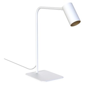 Lampka biurkowa Mono stalowa biała 44083 Lampka biurkowa Mono stalowa biała 44083