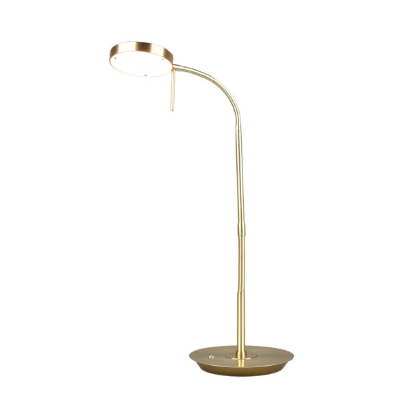 Lampka biurkowa MONZA złota LED 12W Odcienie bieli wys:57cm Trio 904698