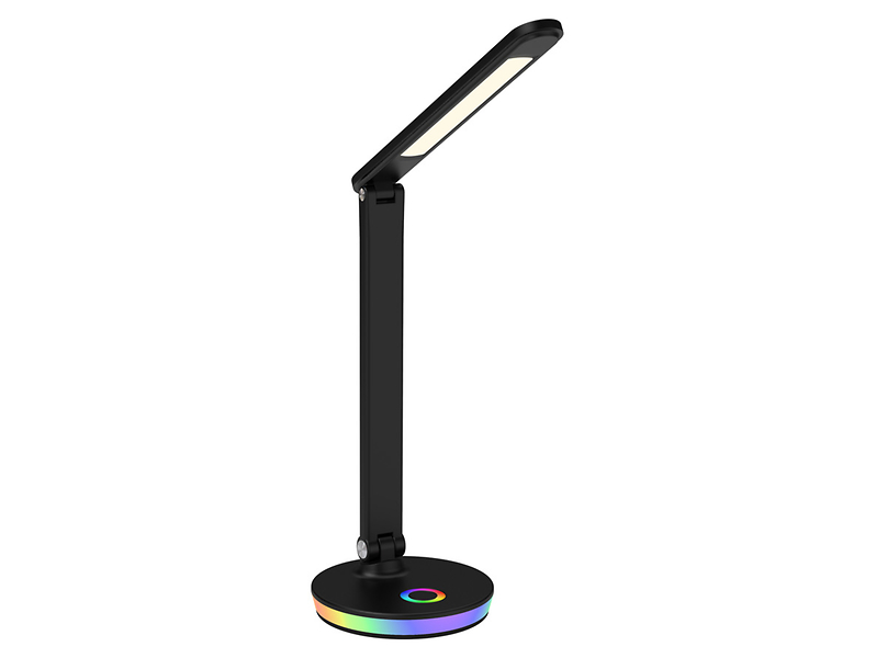Lampka biurkowa Neptun LED ze zmienną barwą światła czarna 294868
