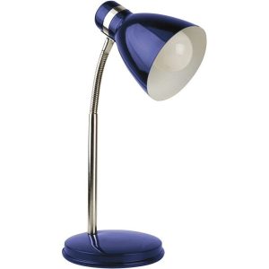Lampka biurkowa niebieska Patric 1xE14x40W wys:32cm Rabalux 953529