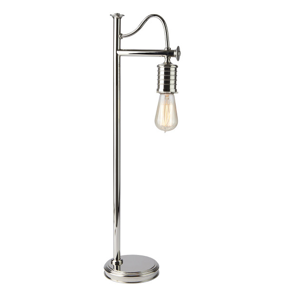 Lampka biurkowa nikiel polerowany Douille 1xE27x60W wys:68,6cm Elstead 904901