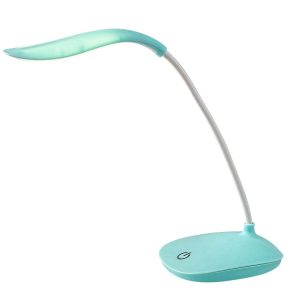 Lampka biurkowa nowoczesna BEDI niebiesko-biała LED 2W wys:27cm Rabalux 904617