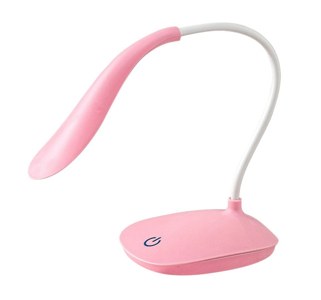 Lampka biurkowa nowoczesna BEDI różowo-biała LED 2W wys:27cm Rabalux 1017528