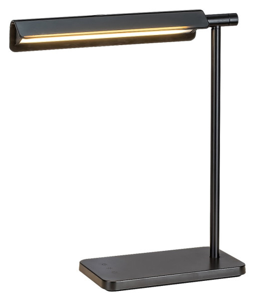 Lampka biurkowa nowoczesna Horus czarna LED 7W wys:32,5cm Rabalux 904710
