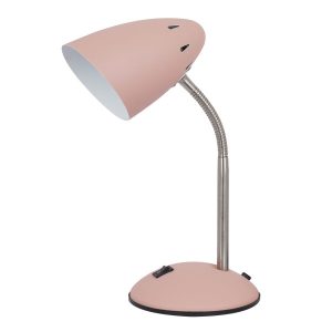 Lampka biurkowa nowoczesna różowa COSMIC 1xE27x60W wys:31cm Italux 904863 Lampka biurkowa nowoczesna różowa COSMIC 1xE27x60W wys:31cm Italux 904863