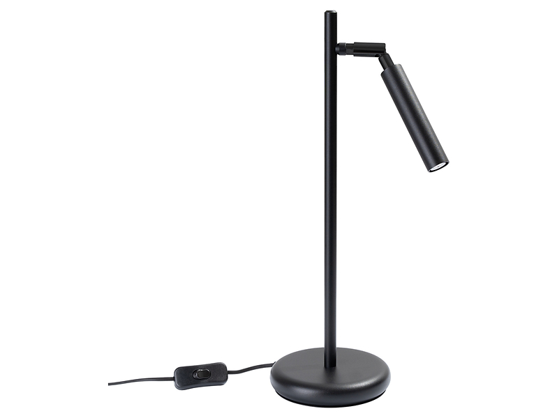 Lampka biurkowa Pastelo stalowa czarna 439105