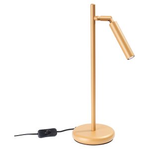 Lampka biurkowa Pastelo stalowa złota 439106 Lampka biurkowa Pastelo stalowa złota 439106