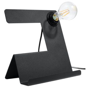 Lampka biurkowa PENDIO czarny 1xE27x60W wym:17x25x25cm IP20 Pure Lume 1017527 Lampka biurkowa PENDIO czarny 1xE27x60W wym:17x25x25cm IP20 Pure Lume 1017527
