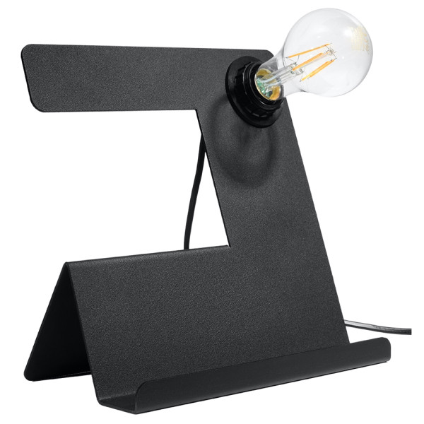 Lampka biurkowa PENDIO czarny 1xE27x60W wym:17x25x25cm IP20 Pure Lume 1017527