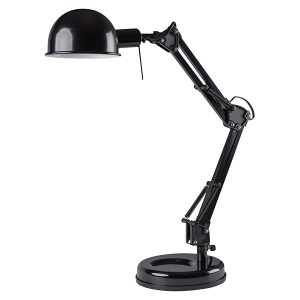 Lampka biurkowa Pixa metalowa czarna 56723 Lampka biurkowa Pixa metalowa czarna 56723