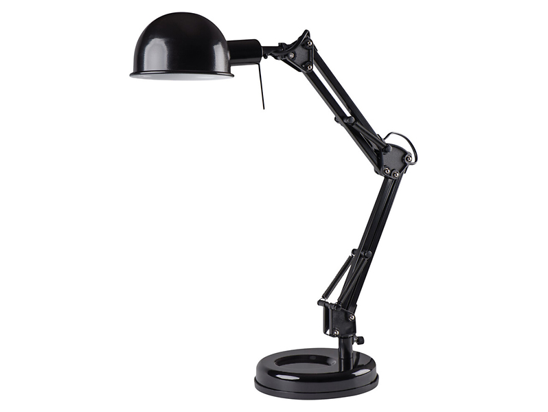 Lampka biurkowa Pixa metalowa czarna 56723
