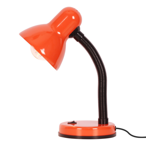 Lampka biurkowa pomarańczowo-czarna CARIBA 1xE27x25W wys:30cm Kaja 904658