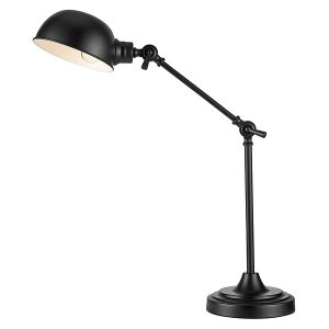 Lampka biurkowa Portland metalowa czarna 57597 Lampka biurkowa Portland metalowa czarna 57597