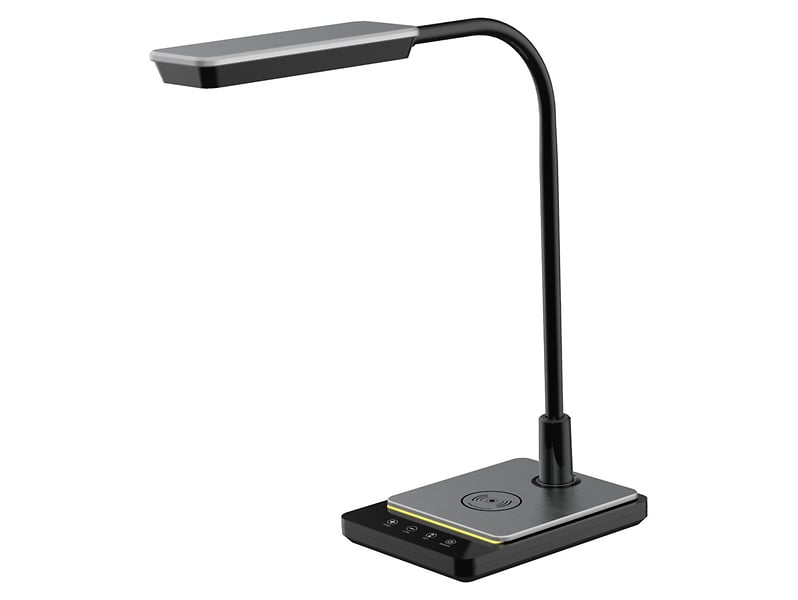 Lampka biurkowa Porto LED ze zmienną barwą światła czarna 295545