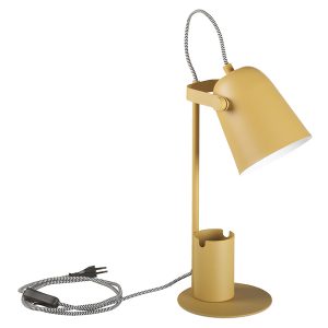 Lampka biurkowa Raibo metalowa żółta 291485 Lampka biurkowa Raibo metalowa żółta 291485